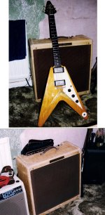 Original '58 Flying V with '59 Tweed Baseman.jpg